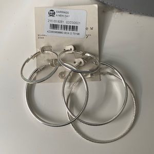 Earrings 2 pairs nwt